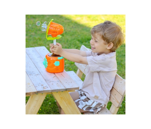 WOOPIE Słonecznikowa Elektryczna Maszyna Do Bąbelków Efekty Świetlne i Dźwiękowe