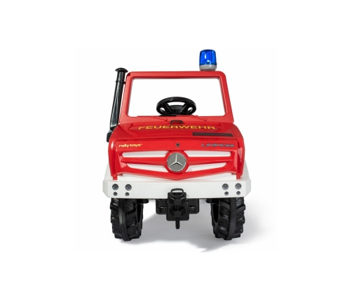 Rolly Toys Unimog Mercedes Benz Samochód na pedały Straż + Kogut