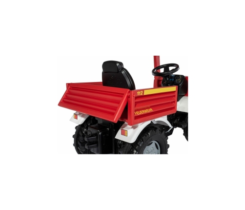 Rolly Toys Unimog Mercedes Benz Samochód na pedały Straż + Kogut