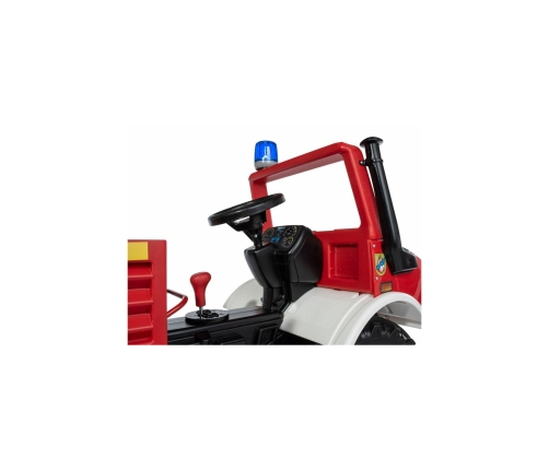 Rolly Toys Unimog Mercedes Benz Samochód na pedały Straż + Kogut