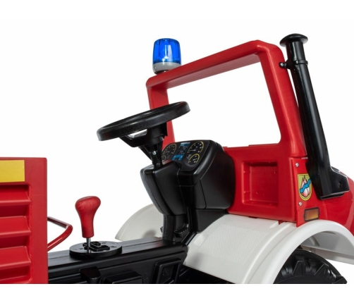 Rolly Toys Unimog Mercedes Benz Samochód na pedały Straż + Kogut