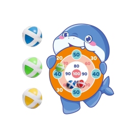 WOOPIE Gra Zręcznościowa w Rzutki na Rzepy Tarcza Rekin WOOPIE Gra Zręcznościowa w Rzutki na Rzepy Tarcza Rekin