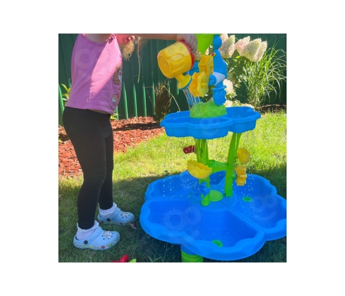 WOOPIE Stolik Wodny 2w1 Piaskownica Fontanna XXL Aquapark z Delfinem