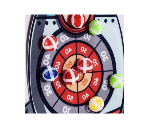 WOOPIE Gra Zręcznościowa w Rzutki na Rzepy Tarcza Rakieta