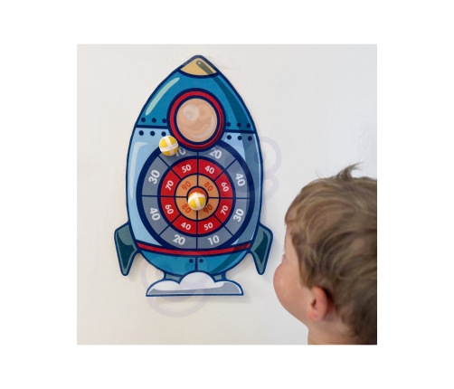 WOOPIE Gra Zręcznościowa w Rzutki na Rzepy Tarcza Rakieta