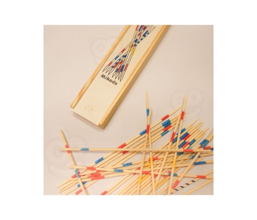 WOOPIE Drewniane Bierki Mikado w Pudełku 41 el.