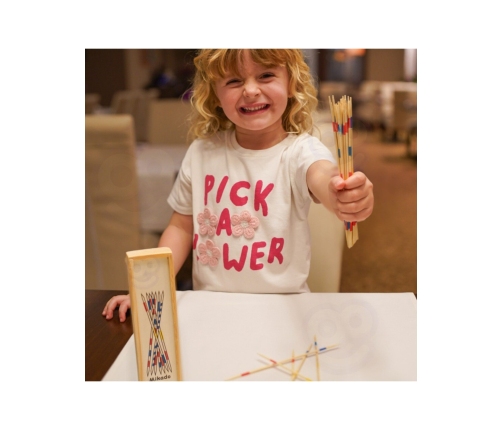 WOOPIE Drewniane Bierki Mikado w Pudełku 41 el.