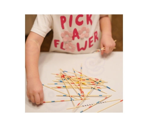 WOOPIE Drewniane Bierki Mikado w Pudełku 41 el.