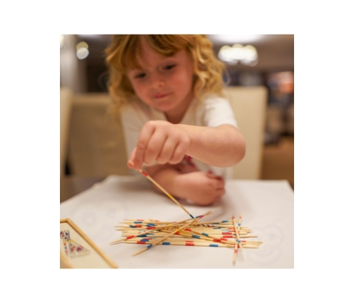 WOOPIE Drewniane Bierki Mikado w Pudełku 41 el.