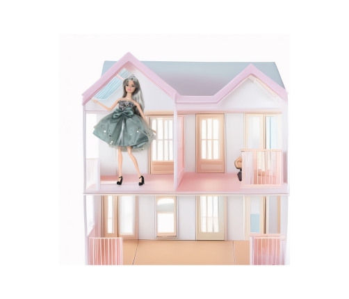 WOOPIE ROYAL Lalka Emi w Eleganckiej Sukni Tiulowej z Kokardą i Bukietem