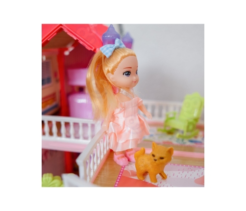 WOOPIE Domek Dla Lalek Willa Ogrodowa 156el.