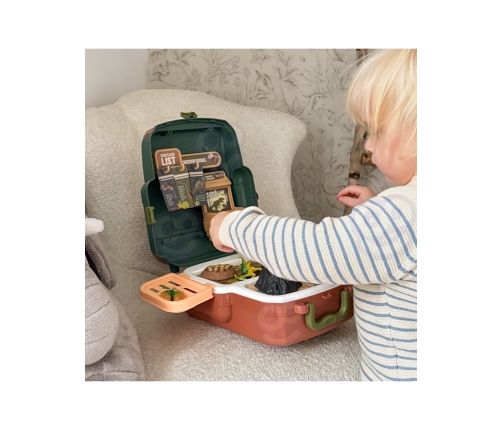 WOOPIE Walizka Dinosaur World - Edukacyjny Zestaw Odkrywcy Dinozaurów