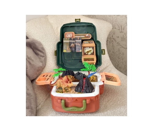 WOOPIE Walizka Dinosaur World - Edukacyjny Zestaw Odkrywcy Dinozaurów