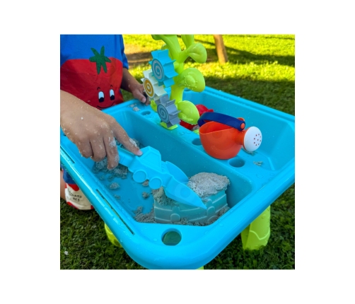 WOOPIE Stolik Wodny 2w1 Piaskownica 14 akc.