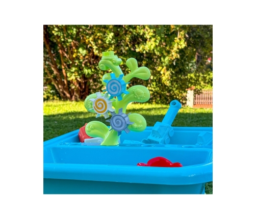 WOOPIE Stolik Wodny 2w1 Piaskownica 14 akc.