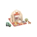 TOOKY TOY Drewniana Składana Farma w Walizce ze Zwierzątkami