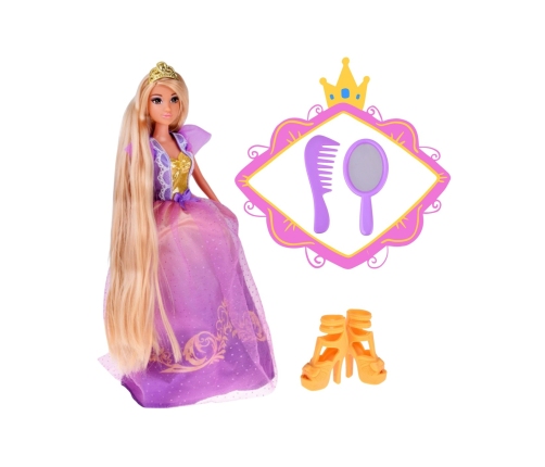 WOOPIE ROYAL Lalka Lili Księżniczka z Długimi Włosami i Akcesoriami