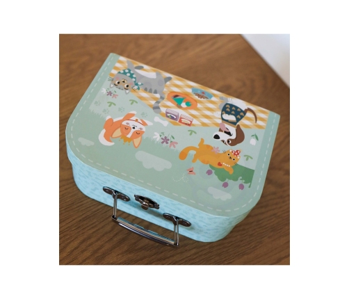 TOOKY TOY Zestaw Piknikowy Owoce do Krojenia Zestaw Śniadaniow