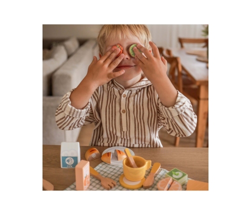 TOOKY TOY Zestaw Piknikowy Owoce do Krojenia Zestaw Śniadaniow