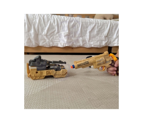 WOOPIE Zestaw 3w1 Robot Transformujący Czołg i Wyrzutnia na Strzałki