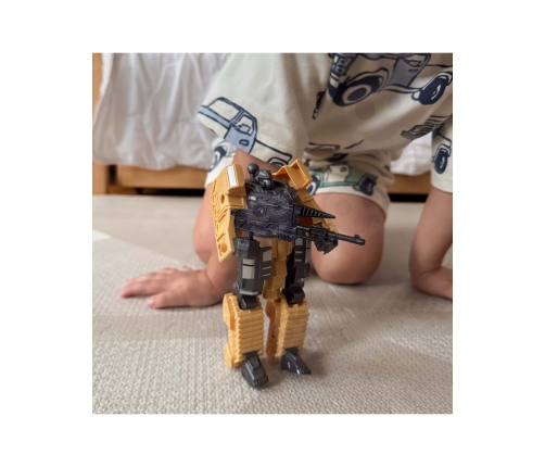 WOOPIE Zestaw 3w1 Robot Transformujący Czołg i Wyrzutnia na Strzałki