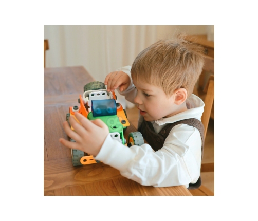 WOOPIE Zestaw Klocki Konstrukcyjne Pojazdy STEM 163 el.