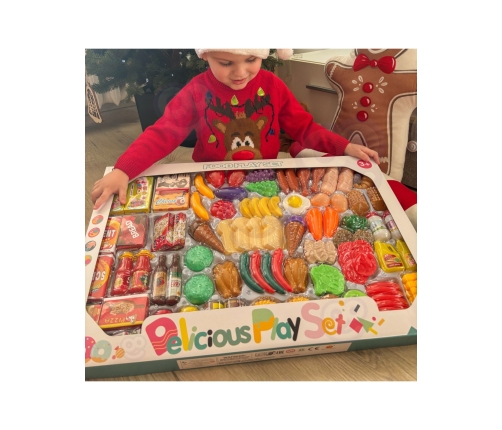 WOOPIE Zestaw do Kuchni Sklepu Warzywa Owoce 120el.