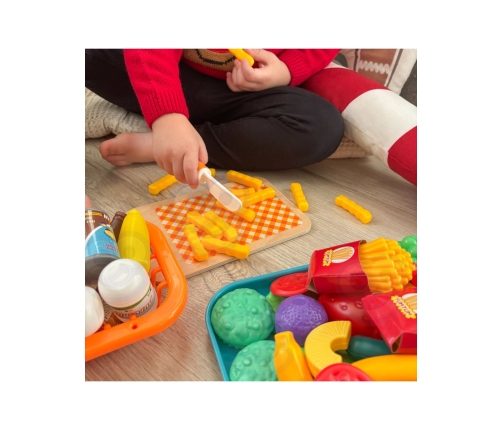 WOOPIE Zestaw do Kuchni Sklepu Warzywa Owoce 120el.