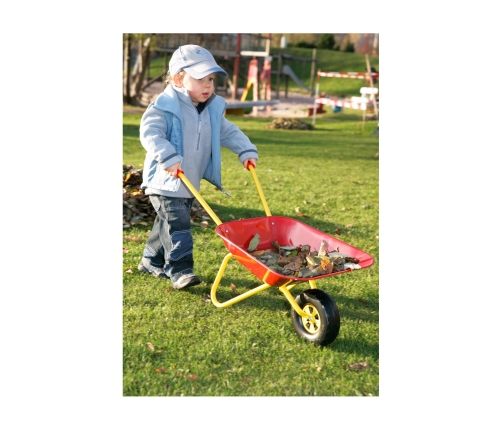 Taczka dla dzieci czerwona metalowa Rolly Toys