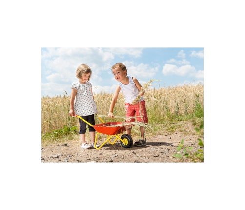 Taczka dla dzieci czerwona metalowa Rolly Toys