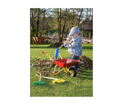 Taczka dla dzieci czerwona metalowa Rolly Toys