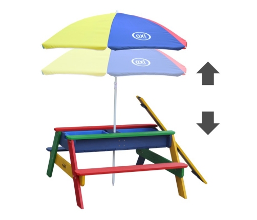 AXI Kolorowy Stół z Parasolem