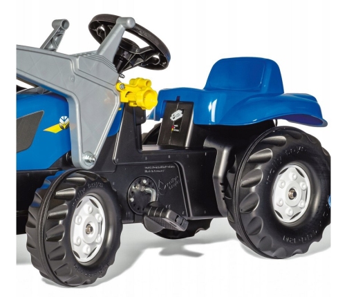 Rolly Toys rollyKid-X New Holland rollyKid Traktor z łyżką i przyczepką Niebieski