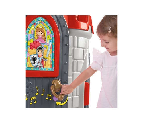 FEBER Domek dla Dzieci Średniowieczny Zamek Dźwięk Otwierane Drzwi Okna