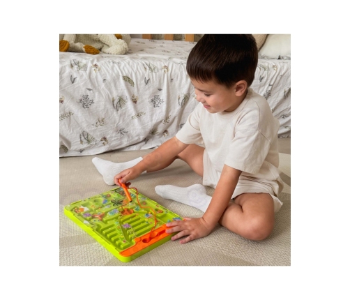 WOOPIE Magnetyczny Labirynt 2w1 Gra Chińczyk