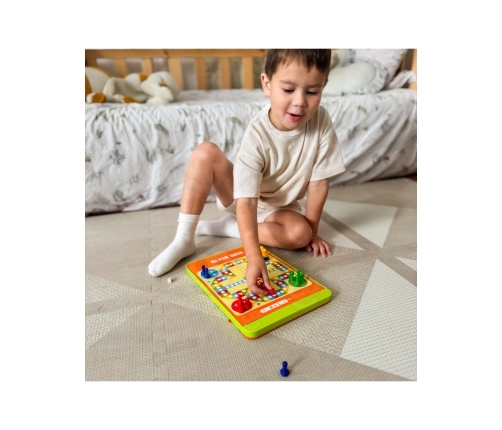 WOOPIE Magnetyczny Labirynt 2w1 Gra Chińczyk