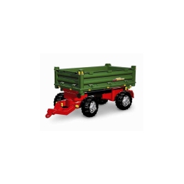 Rolly Toys rollyTrailer Przyczepa Rolly Multi dwuosiowa zielona
