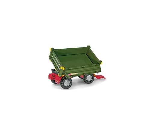 Rolly Toys rollyTrailer Przyczepa Rolly Multi dwuosiowa zielona