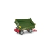Rolly Toys rollyTrailer Przyczepa Rolly Multi dwuosiowa zielona
