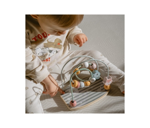 VIGA PolarB Drewniany Labirynt Przeplatanka Edukacyjna Montessori