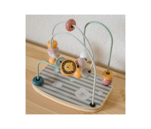 VIGA PolarB Drewniany Labirynt Przeplatanka Edukacyjna Montessori