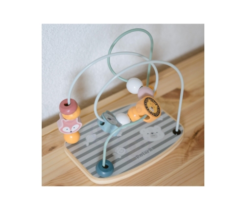 VIGA PolarB Drewniany Labirynt Przeplatanka Edukacyjna Montessori