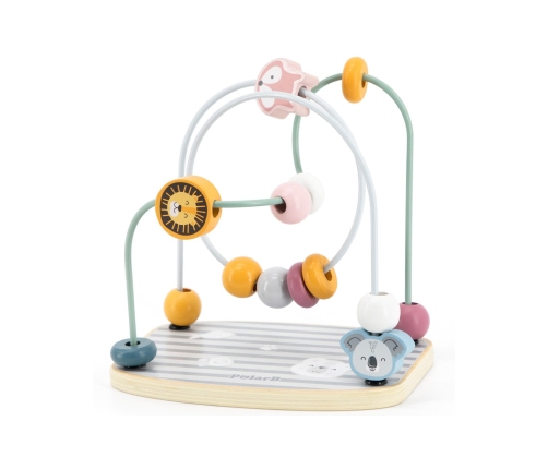 VIGA PolarB Drewniany Labirynt Przeplatanka Edukacyjna Montessori