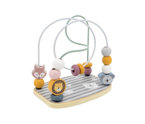 VIGA PolarB Drewniany Labirynt Przeplatanka Edukacyjna Montessori