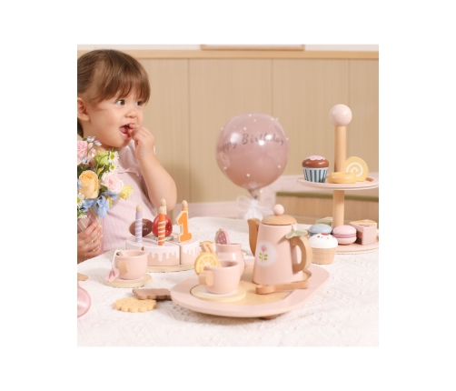 VIGA Drewniany Stojak na Ciasto z Akcesoriami