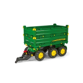 Rolly Toys rollyMulti Trailer -  Przyczepa Wywrotka Rolly Multi John Deere 3 osiowa
