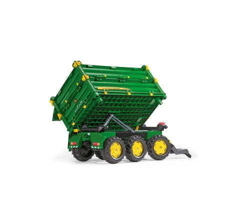 Rolly Toys rollyMulti Trailer -  Przyczepa Wywrotka Rolly Multi John Deere 3 osiowa
