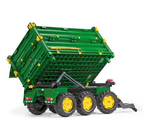 Rolly Toys rollyMulti Trailer -  Przyczepa Wywrotka Rolly Multi John Deere 3 osiowa