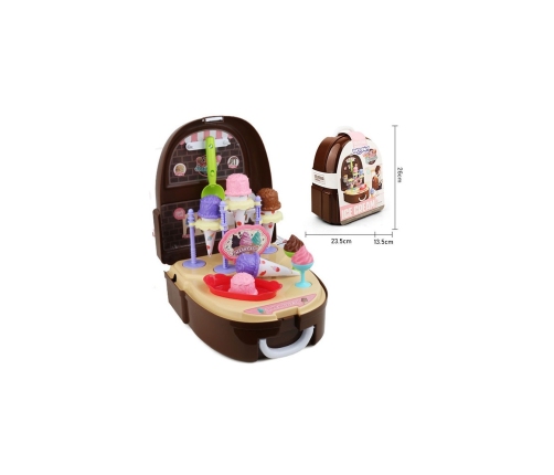 WOOPIE Little Chef saldējuma salona komplekts mugursomā