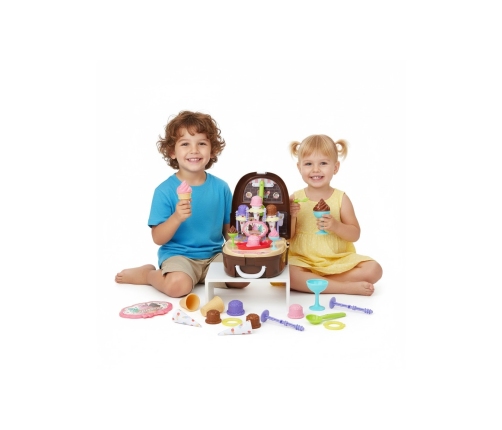 WOOPIE Little Chef saldējuma salona komplekts mugursomā